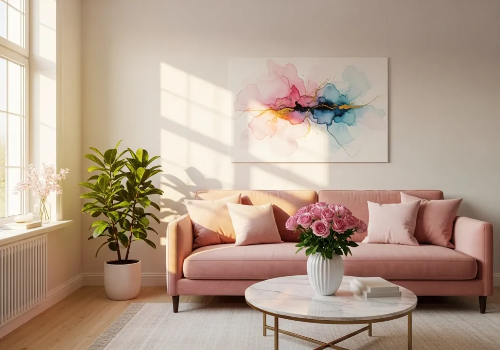Beautifully clean home interior